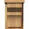 Ekena Millwork Monterey Rough Sawn Corbel w/Backplate, Western Red Cedar, 8"W x 8"D x 12"H COR08X08X12MON01RWR - alternate 3